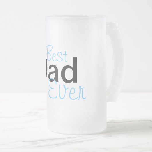 DadMug Mattglas Bierglas (VorderseiteRechts)