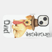 Dadraht-Dackel iPhone Hülle (Rückseite (Horizontal))