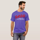 Dads Against Daughters Dating DADD FUNNY Fathers D T-Shirt (Vorne ganz)