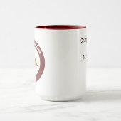 Dad's Campfire Crew Tent Badge Father's Day Tasse (Zentrum)