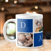 Dad's Collage photo, Capturing Precious Moment Jumbo-Tasse