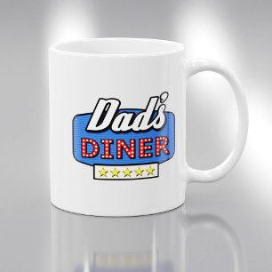 Dad's Diner Logo - A Gift for Dad Kaffeetasse