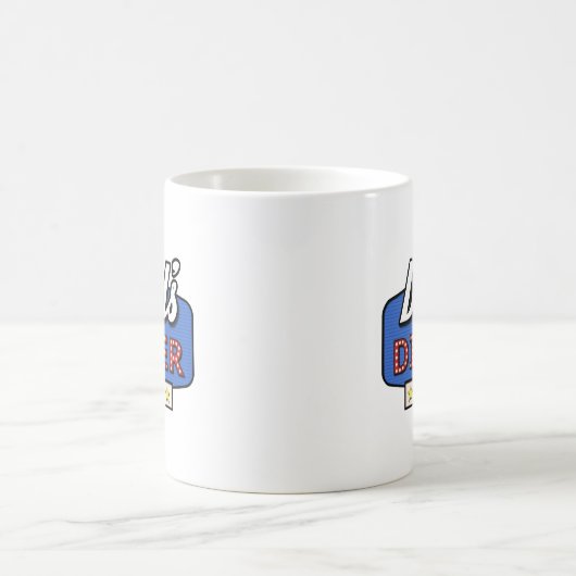 Dad's Diner Logo - A Gift for Dad Kaffeetasse (Mittel)