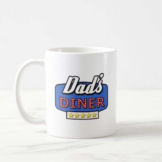 Dad's Diner Logo - A Gift for Dad Kaffeetasse (Links)