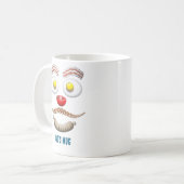 Dads englisches Frühstück Kaffeetasse (Vorderseite Links)