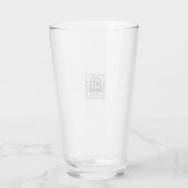 Dads Garage Vintage Vatertag Glas (Rückseite)