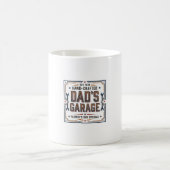 Dads Garage Vintage Vatertag Kaffeetasse (Mittel)