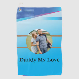 Dads Glückshandtuch: Bestes Dad Golf Handtuch