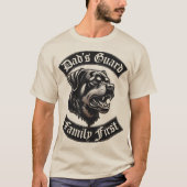 Dad's Guard – Familie zuerst T-Shirt (Vorderseite)