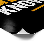 Dads Know A Lot But Grandpas Know Everything Poster (Ecke)