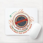 Dads-Rules-Rundes-Abzeichen Mousepad (Mit Mouse)