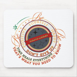 Dads-Rules-Rundes-Abzeichen Mousepad