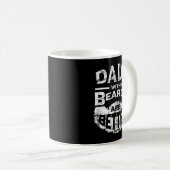 Dads with Beards are Better Distressed Kaffeetasse (VorderseiteRechts)