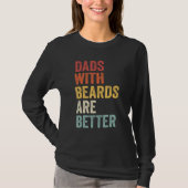 Dads With Beards Are Better Father s Day retro men T-Shirt (Vorderseite)