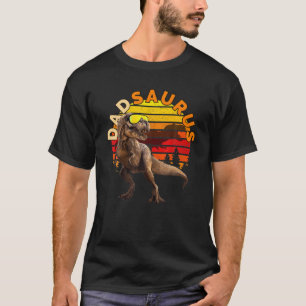 DADSAURUS Jurassic T Rex Papa Retro Vintage Welt D T-Shirt