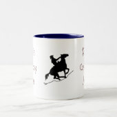 Dad'sCowboy Saft-Tasse Zweifarbige Tasse (Mittel)