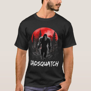 Dadsquatch Funny Bigfoot Vater Sasquatch Yeti Gesc T-Shirt