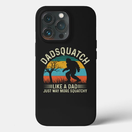 Dadsquatch wie ein Vater, nur viel kitzler Case-Mate iPhone Hülle (Rückseite)