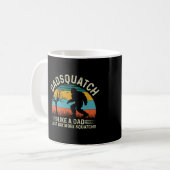 Dadsquatch wie ein Vater, nur viel kitzler Kaffeetasse (Vorderseite Links)