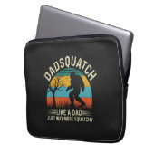 Dadsquatch wie ein Vater, nur viel kitzler Laptopschutzhülle (Vorderseite Links)