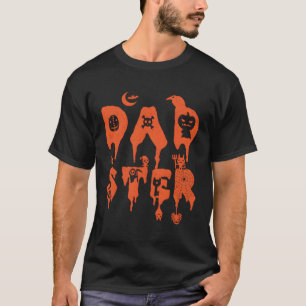 Dadster Vater Monster Halloween Papa T-Shirt