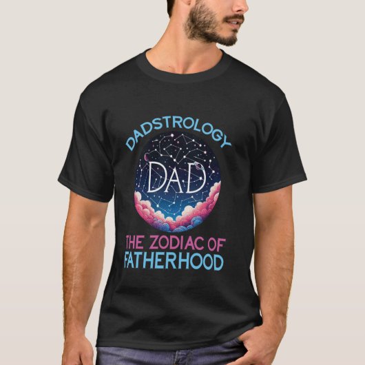 Dadstrologie - Das Sternzeichen der Vaterschaft T-Shirt (Vorderseite)