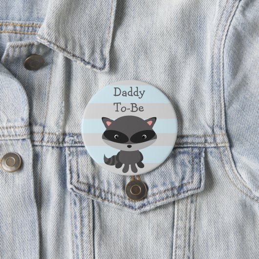 DadTo be Button Raccoon Woodlands Theme (Beispiel)