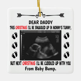 Dadto be from Bump Christmas Custom Foto Keramikornament