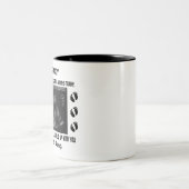 Dadto be from Bump Christmas Custom Foto Zweifarbige Tasse (Mittel)