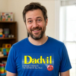 Dadvil Extreme Strength Lustiges Papa T-Shirt