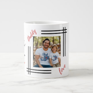 Dady Liebe, Liebe, du Vater, Bester Papa je, Foto  Jumbo-Tasse