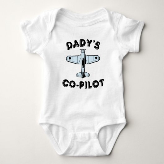 Dady's Co-Pilot Baby Strampler (Vorderseite)