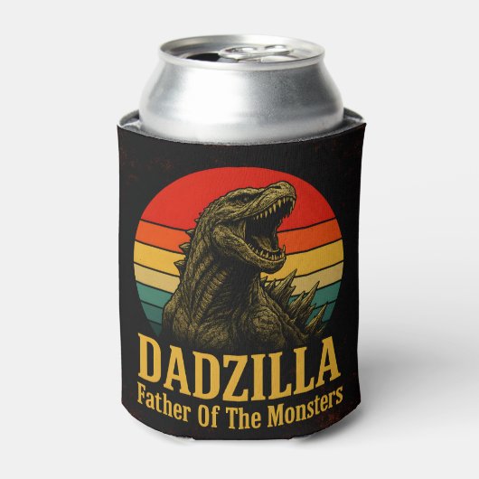 Dadzilla Vater der Monster Vatertag Dosenkühler (Kanne Vorderseite)