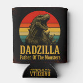 Dadzilla Vater der Monster Vatertag Dosenkühler (Rückseite)