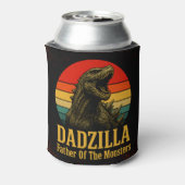 Dadzilla Vater der Monster Vatertag Dosenkühler (Kanne Rückseite)