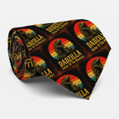 Dadzilla Vater der Monster Vatertag Krawatte (Gerollt)
