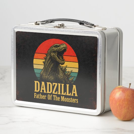 Dadzilla Vater der Monster Vatertag Metall Brotdose (Beispiel)
