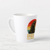 Dadzilla Vater der Monster Vatertag Milchtasse (Linke Ecke)