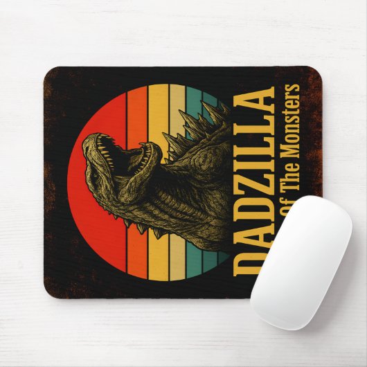 Dadzilla Vater der Monster Vatertag Mousepad (Mit Mouse)