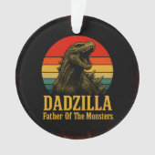 Dadzilla Vater der Monster Vatertag Ornament (Vorderseite)