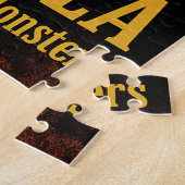 Dadzilla Vater der Monster Vatertag Puzzle (Seite)