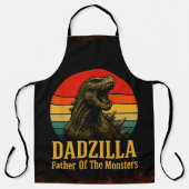 Dadzilla Vater der Monster Vatertag Schürze (Vorderseite)
