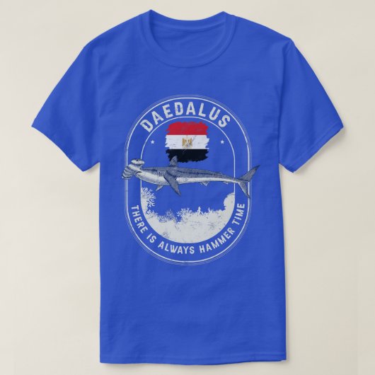 Daedalus Always Hammer Time Liveaboard Hammerhead  T-Shirt (Design vorne)
