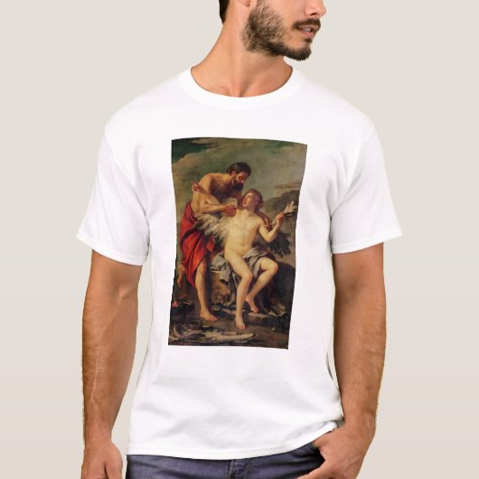 Daedalus, das Ikarus Flügel, c.1754 befestigt T-Shirt (Vorderseite)