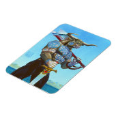 Daedalus Minotaur von Kreta Magnet (Linke Seite)