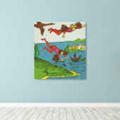 Daedalus und Icarus, 15. Jahrhundert Leinwanddruck (Insitu (Holzboden))