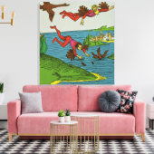 Daedalus und Icarus, 15. Jahrhundert Leinwanddruck (Insitu (Wohnzimmer))