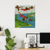 Daedalus und Icarus, 15. Jahrhundert Poster (Heimbüro)