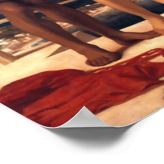 Daedalus und Icarus Poster (Ecke)