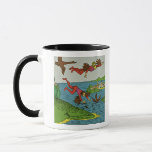 Daedalus und Ikarus, 15. Jahrhundert Tasse